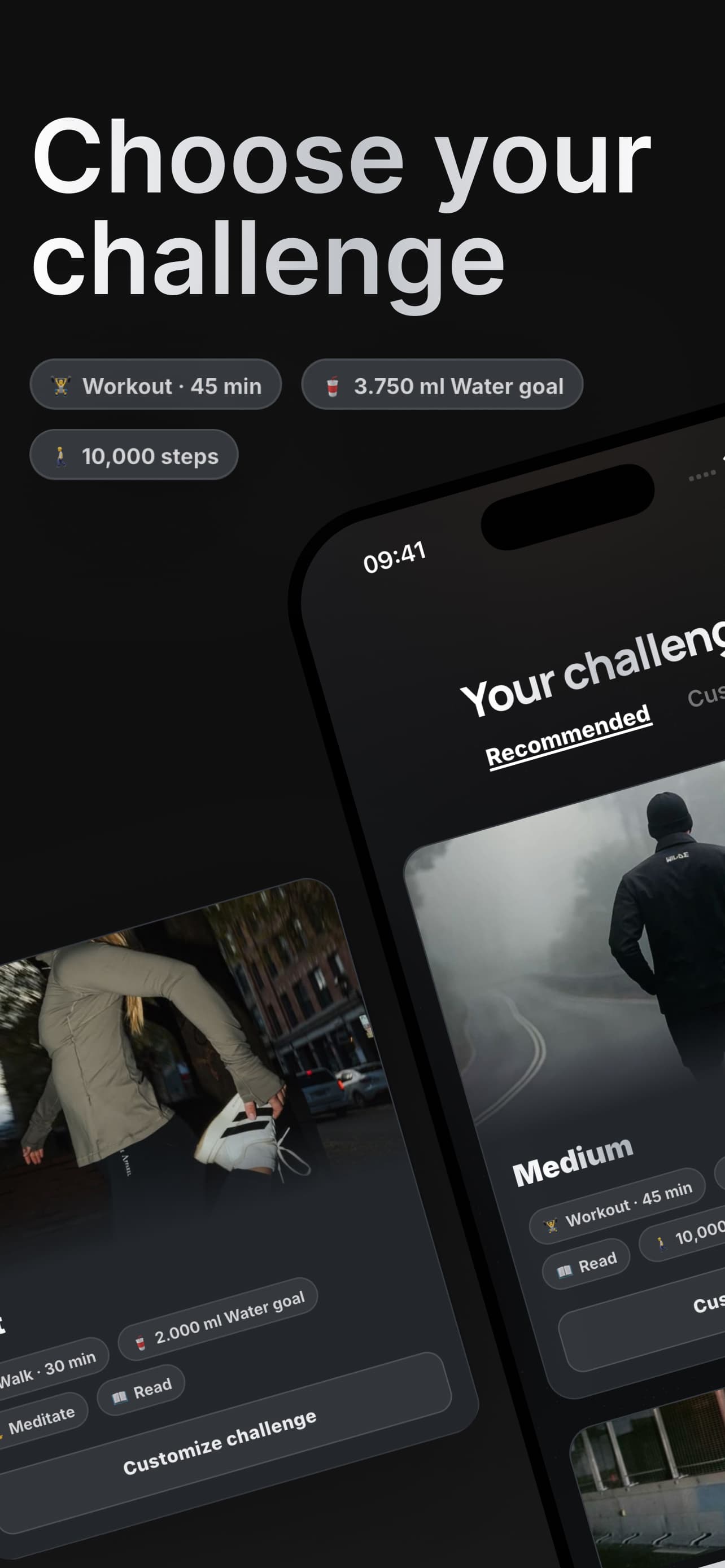 BetterSelf app mockup 2